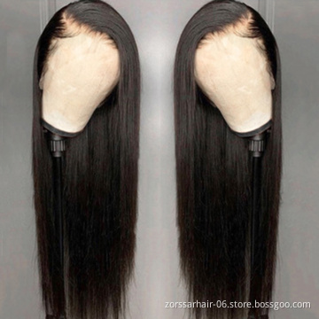 Wholesale Hd Transparent Lace Raw Mink Indian Virgin Hair Wigs Human Hair Lace Front Cuticle Aligned Human Hair Lace Front Wig